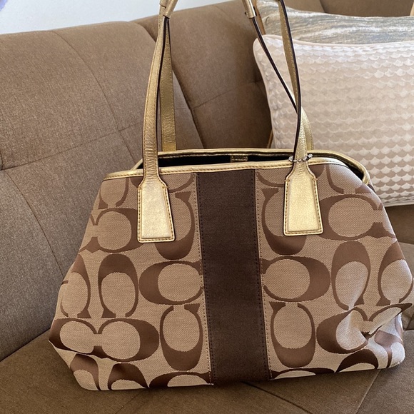 Coach Legacy Signature Monogram Purse - Picture 9 of 12